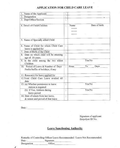 RSR Application Formate For CCL